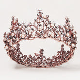 New Fashion Crystal Pearls Bridal Tiara For Wedding Vintage Shiny Quinceanera Crowns MyChicDress